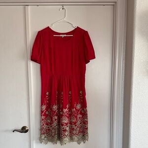 DownEast Vibrant Red Top